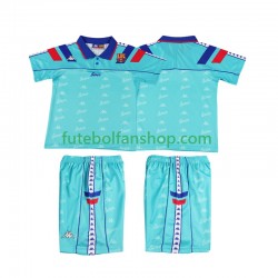 Camisola Alternativo FC Barcelona Retro 1992 1995 Manga Curta ,Criança
