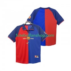 Camisola Principal FC Barcelona Retro 1990 2000 Manga Curta ,Homem