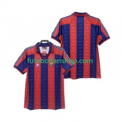 Camisola Principal FC Barcelona Retro 1996 1997 Manga Curta ,Homem