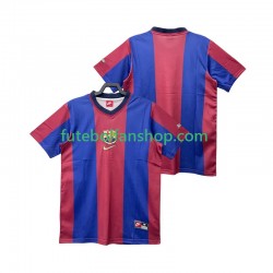 Camisola Principal FC Barcelona Retro 1998 1999 Manga Curta ,Homem