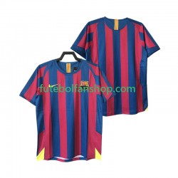 Camisola Principal FC Barcelona Retro 2005 2006 Manga Curta ,Homem