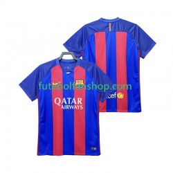 Camisola Principal FC Barcelona Retro 2016 2017 Manga Curta ,Homem