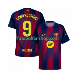 Camisola Principal FC Barcelona Robert Lewandowski 9 Época 2025/2026 Manga Curta ,Homem
