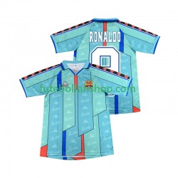 Camisola Alternativo FC Barcelona Ronaldo 9 Retro 1996 1997 Manga Curta ,Homem