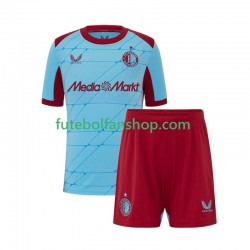 Camisola Alternativa (2ª) Feyenoord Rotterdam Época 2025/2026 Manga Curta ,Criança