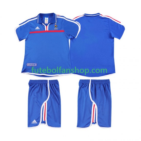 Camisola Principal Seleção Francesa Retro 2000 Manga Curta ,Criança Camisola Principal Seleção Francesa Retro 2000 Manga Curta ,Criança