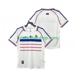 Camisola Alternativo Seleção Francesa Retro 1998 Manga Curta ,Homem