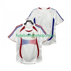 Camisola Alternativo Seleção Francesa Retro 2006 Manga Curta ,Homem