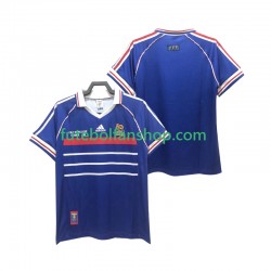 Camisola Principal Seleção Francesa Retro 1998 Manga Curta ,Homem