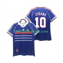 Camisola Principal Seleção Francesa ZIDANE 10 Retro 1998 Manga Curta ,Homem