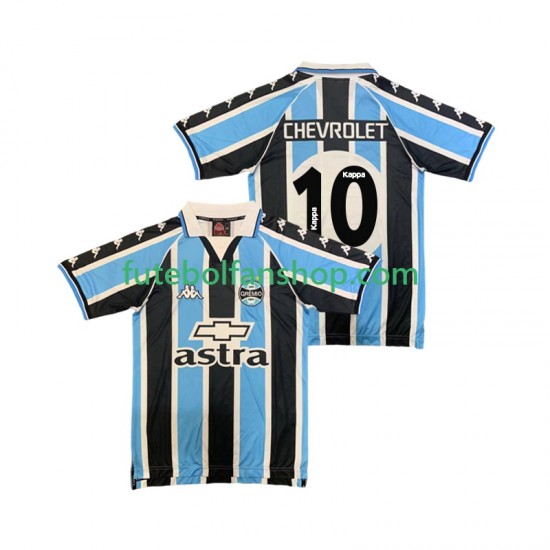 Camisola Principal Gremio Chevrolet 10 Retro 2000 Manga Curta ,Homem Camisola Principal Gremio Chevrolet 10 Retro 2000 Manga Curta ,Homem
