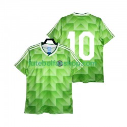 Camisola Alternativo Seleção Alemã 10 Retro 1990 Manga Curta ,Homem