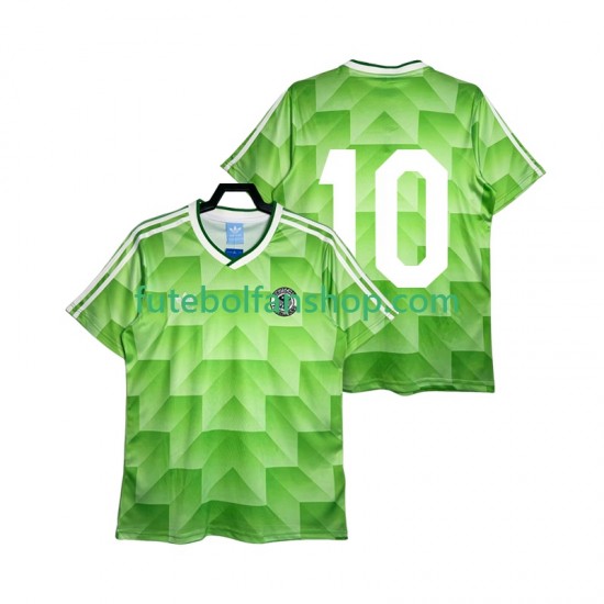 Camisola Alternativo Seleção Alemã 10 Retro 1990 Manga Curta ,Homem Camisola Alternativo Seleção Alemã 10 Retro 1990 Manga Curta ,Homem