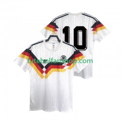 Camisola Principal Seleção Alemã 10 Retro 1990 Manga Curta ,Homem