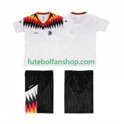 Camisola Principal Seleção Alemã Retro 1994 Manga Curta ,Criança