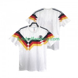 Camisola Principal Seleção Alemã Retro 1990 Manga Curta ,Homem