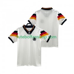 Camisola Principal Seleção Alemã Retro 1992 Manga Curta ,Homem