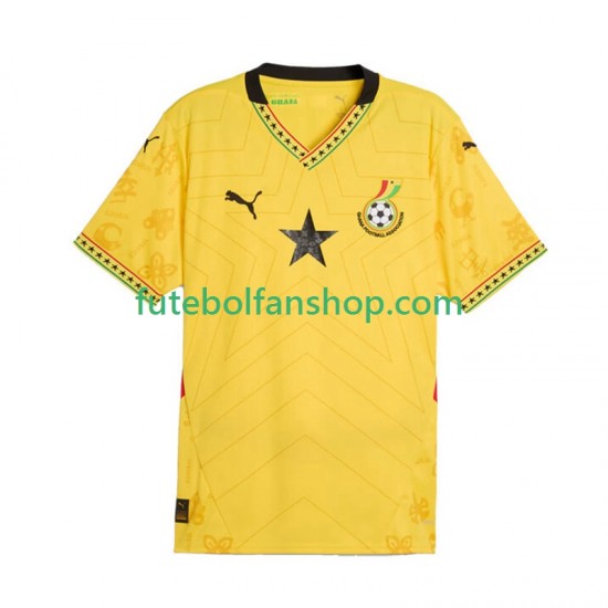 Camisola Alternativo Seleção Ganesa 2025 Manga Curta ,Homem Camisola Alternativo Seleção Ganesa 2025 Manga Curta ,Homem