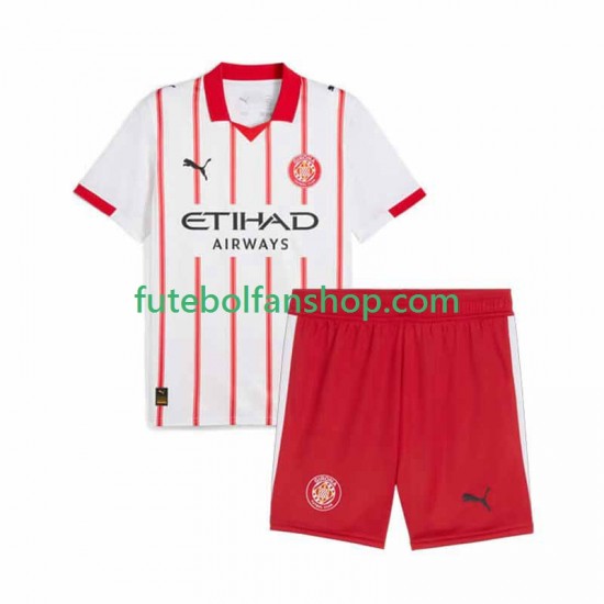 Camisola Principal Girona Época 2025/2026 Manga Curta ,Criança Camisola Principal Girona Época 2025/2026 Manga Curta ,Criança
