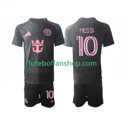Camisola Alternativo Inter Miami Lionel Messi 10 2025 Manga Curta ,Criança