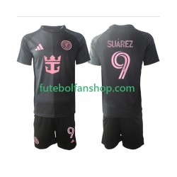Camisola Alternativo Inter Miami Luis Suarez 9 2025 Manga Curta ,Criança