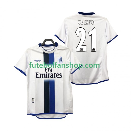 Camisola Alternativo Inter de Milão CRESPO 21 Retro 2003 2004 Manga Curta ,Homem Camisola Alternativo Inter de Milão CRESPO 21 Retro 2003 2004 Manga Curta ,Homem