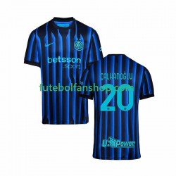 Camisola Principal Inter de Milão Hakan Calhanoglu 20 Época 2025/2026 Manga Curta ,Homem