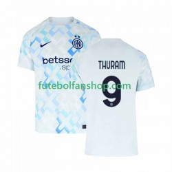Camisola Alternativo Inter de Milão Marcus Thuram 9 Época 2025/2026 Manga Curta ,Homem