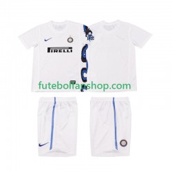 Camisola Alternativo Inter de Milão Retro 2010 2011 Manga Curta ,Criança