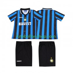 Camisola Principal Inter de Milão Retro 1997 1998 Manga Curta ,Criança