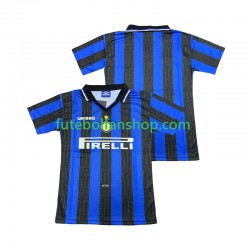Camisola Principal Inter de Milão Retro 1997 1998 Manga Curta ,Homem