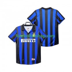 Camisola Principal Inter de Milão Retro 1998 1999 Manga Curta ,Homem