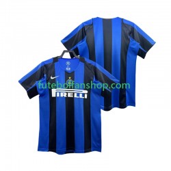 Camisola Principal Inter de Milão Retro 2004 2005 Manga Curta ,Homem