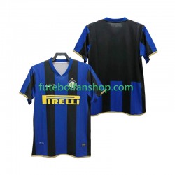 Camisola Principal Inter de Milão Retro Champions League 2008 2009 Manga Curta ,Homem