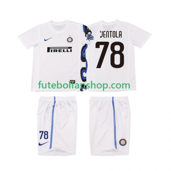 Camisola Alternativo Inter de Milão VENTOLA 78 Retro 2010 2011 Manga Curta ,Criança
