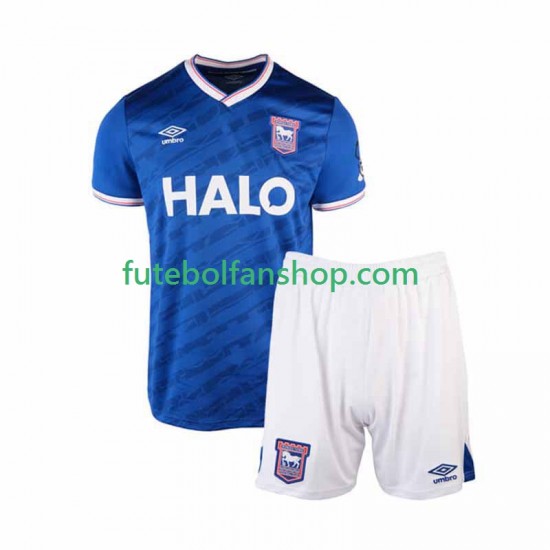 Camisola Principal Ipswich Town Época 2025/2026 Manga Curta ,Criança Camisola Principal Ipswich Town Época 2025/2026 Manga Curta ,Criança