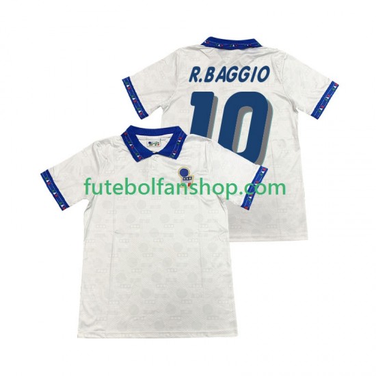 Camisola Alternativo Seleção Italiana Roberto Baggio 10 Retro 1994 Manga Curta ,Homem