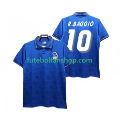 Camisola Principal Seleção Italiana Roberto Baggio 10 Retro 1994 Manga Curta ,Homem