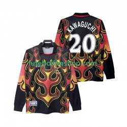 Camisola Principal Guarda-redes Seleção Japonesa KAWAGUGHI 20 Retro 1998 Manga Comprida ,Homem