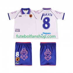 Camisola Alternativo Seleção Japonesa NAKATA 8 Retro 1998 Manga Curta ,Criança