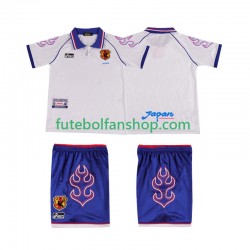 Camisola Alternativo Seleção Japonesa Retro 1998 Manga Curta ,Criança