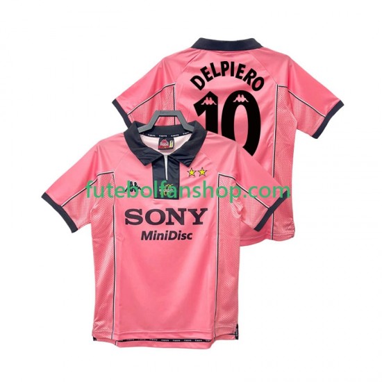 Camisola Alternativo Juventus DEL PIER0 10 Retro 1997 1998 Manga Curta ,Homem Camisola Alternativo Juventus DEL PIER0 10 Retro 1997 1998 Manga Curta ,Homem