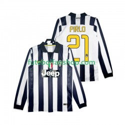 Camisola Principal Juventus Pirlo 21 Retro 2014 2015 Manga Comprida ,Homem