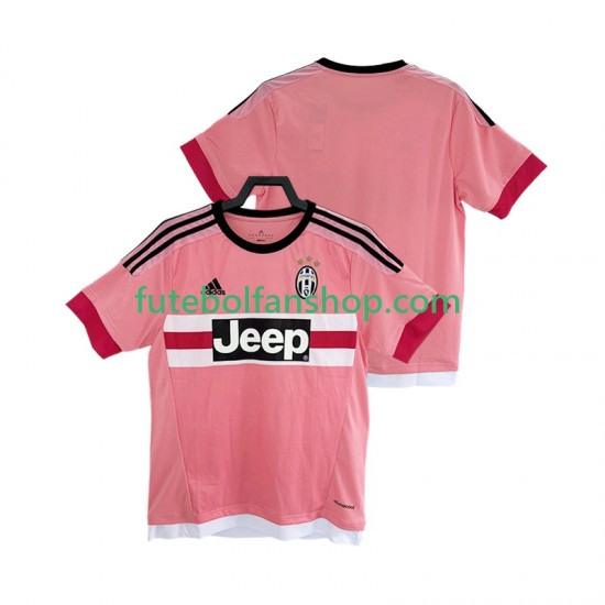 Camisola Alternativo Juventus Retro 2016 2017 Manga Curta ,Homem