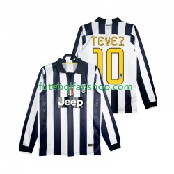 Camisola Principal Juventus TEVEZ 10 Retro 2014 2015 Manga Comprida ,Homem