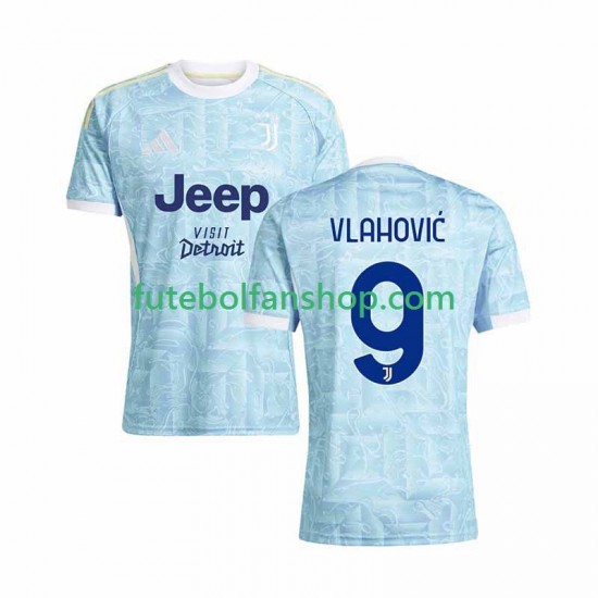 Camisola Alternativo Juventus Vlahovic 9 Época 2025/2026 Manga Curta ,Homem