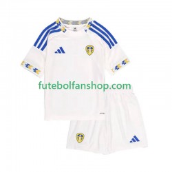 Camisola Principal Leeds United Época 2025/2026 Manga Curta ,Criança
