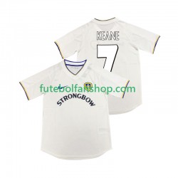 Camisola Principal Leeds United KEANE 7 Retro 2000 2001 Manga Curta ,Homem