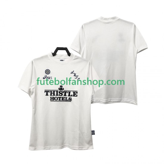 Camisola Principal Leeds United Retro 1995 1996 Manga Curta ,Homem Camisola Principal Leeds United Retro 1995 1996 Manga Curta ,Homem