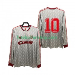 Camisola Alternativo Liverpool 10 Retro 1989 1991 Manga Comprida ,Homem